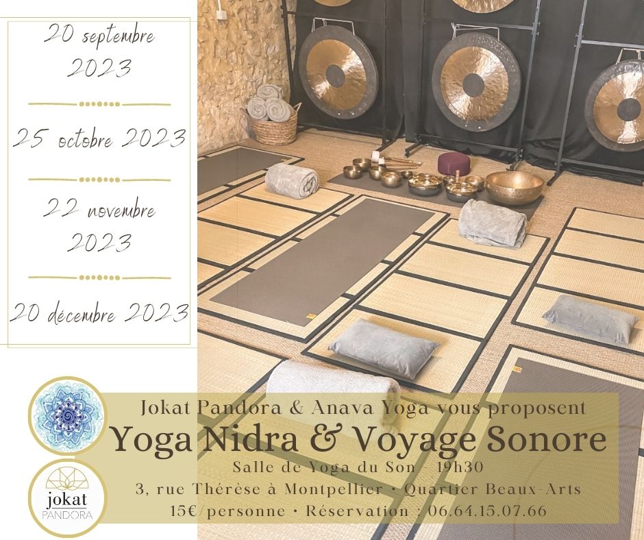 yoga nidra et voyage sonore montpellier